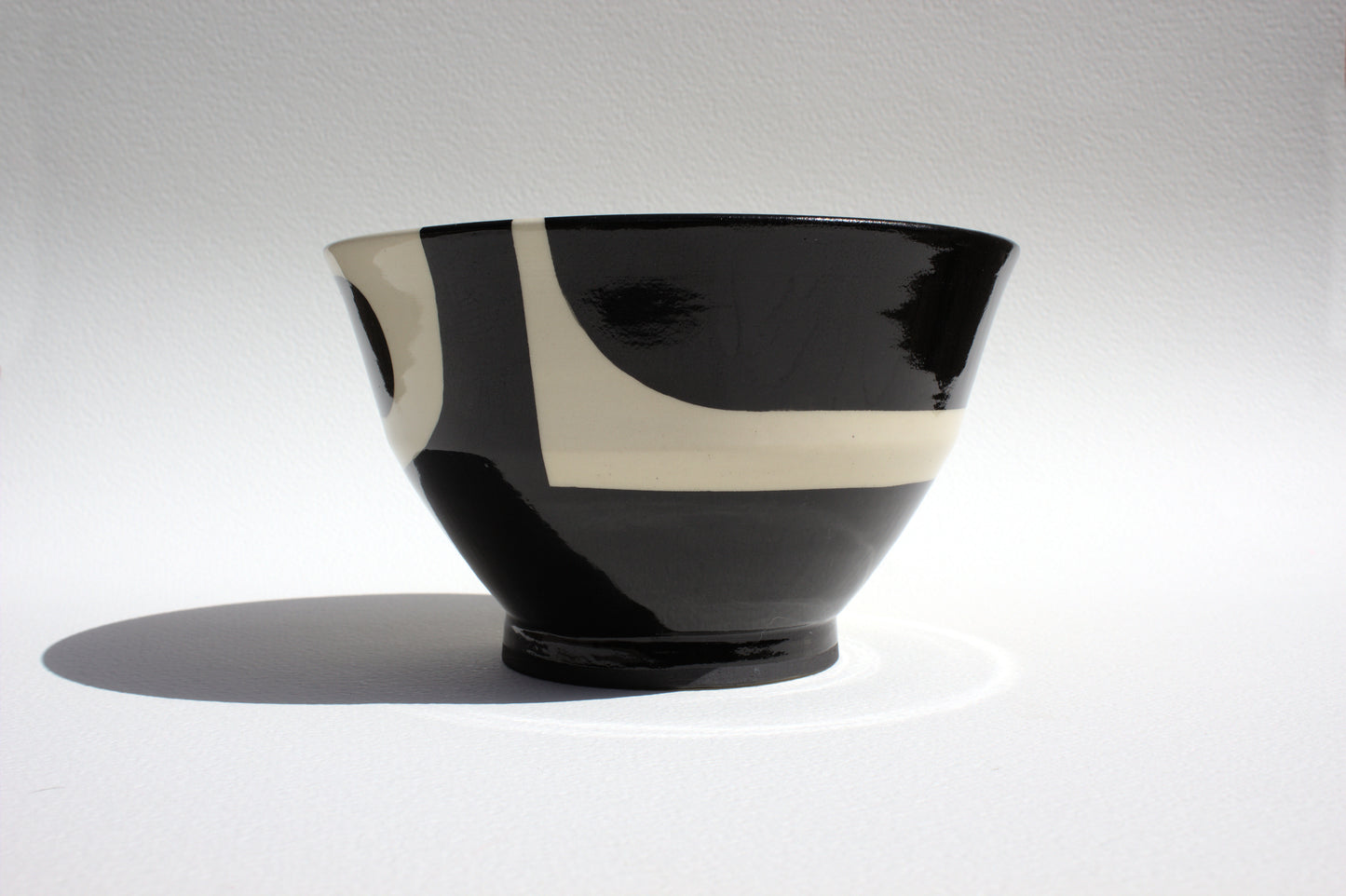 Black Design Bowl - Angled
