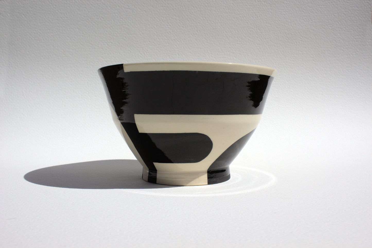 Black Design Bowl - Angled