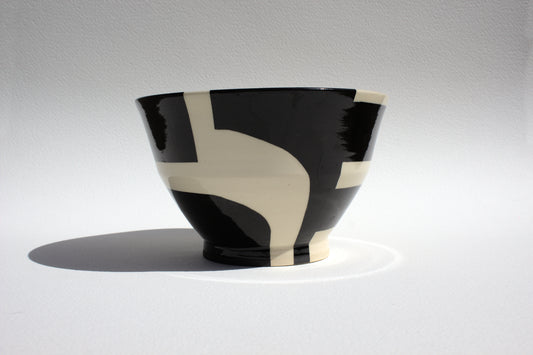 Black Design Bowl - Angled