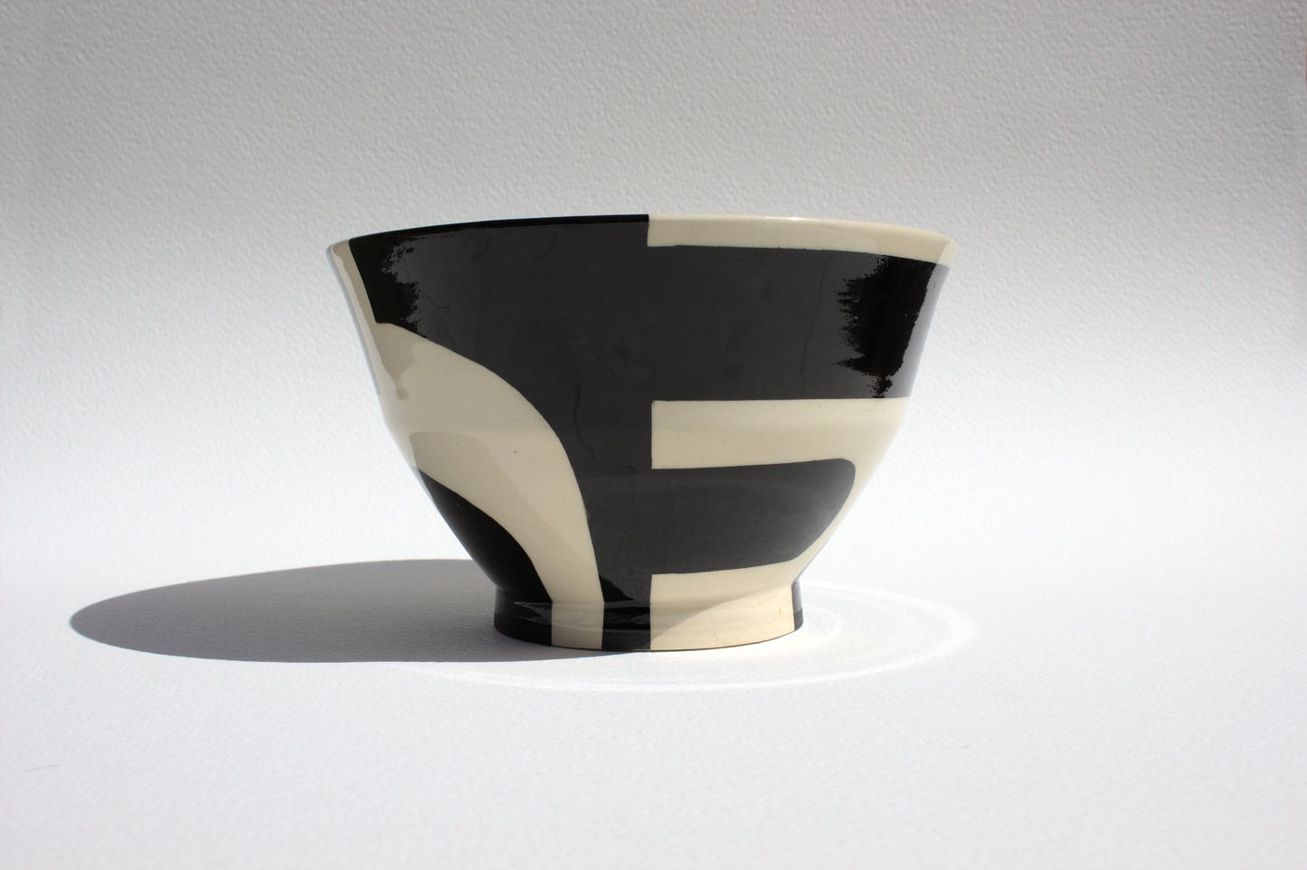 Black Design Bowl - Angled
