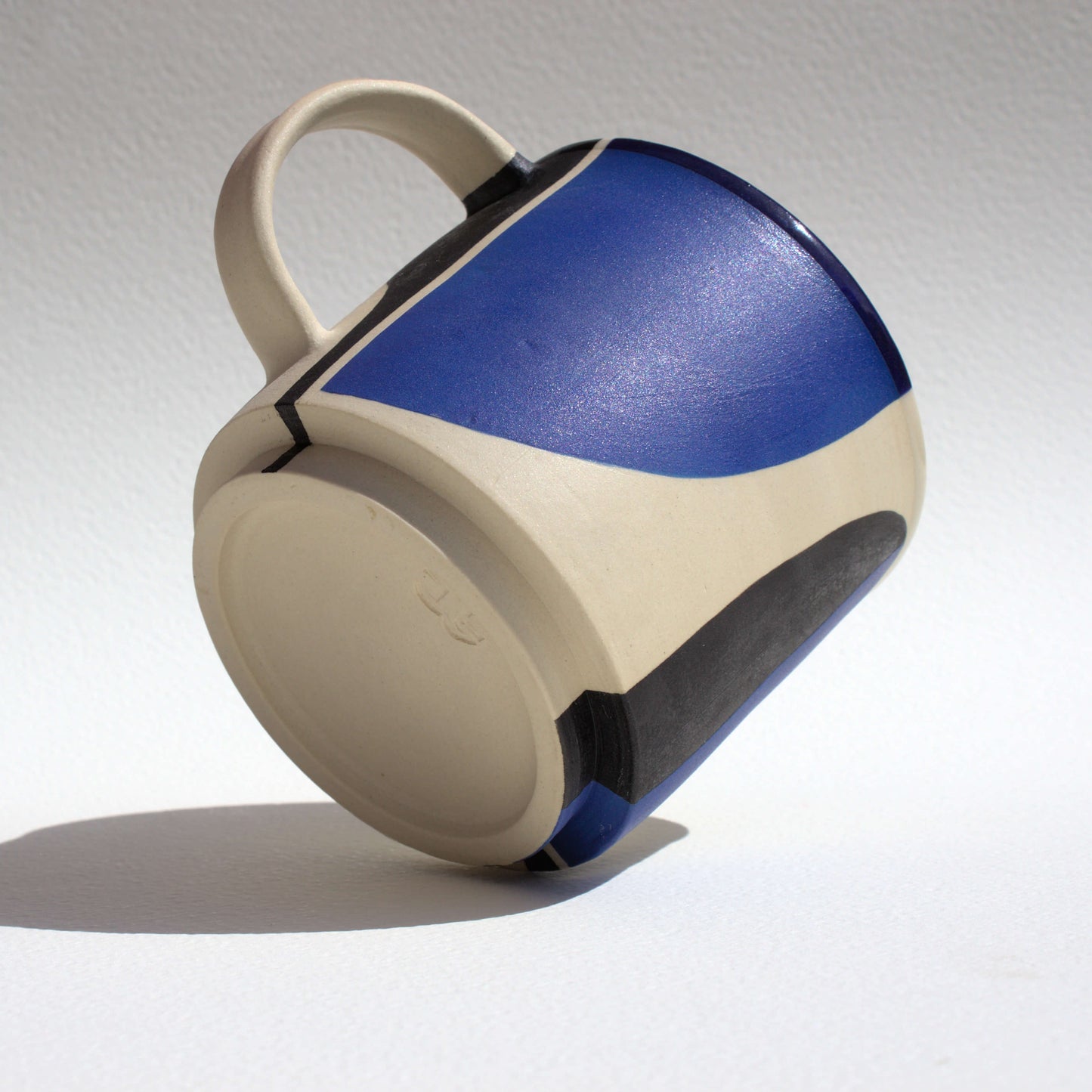 Black and Blue Design Mug