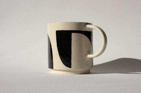 *Prototype* Black Design Mug - Textured