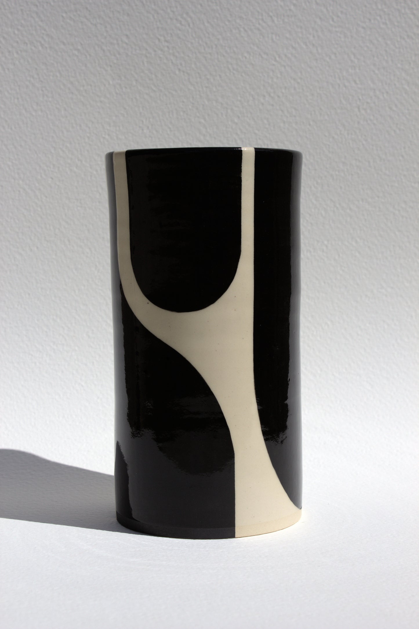Black Design Vase - Small