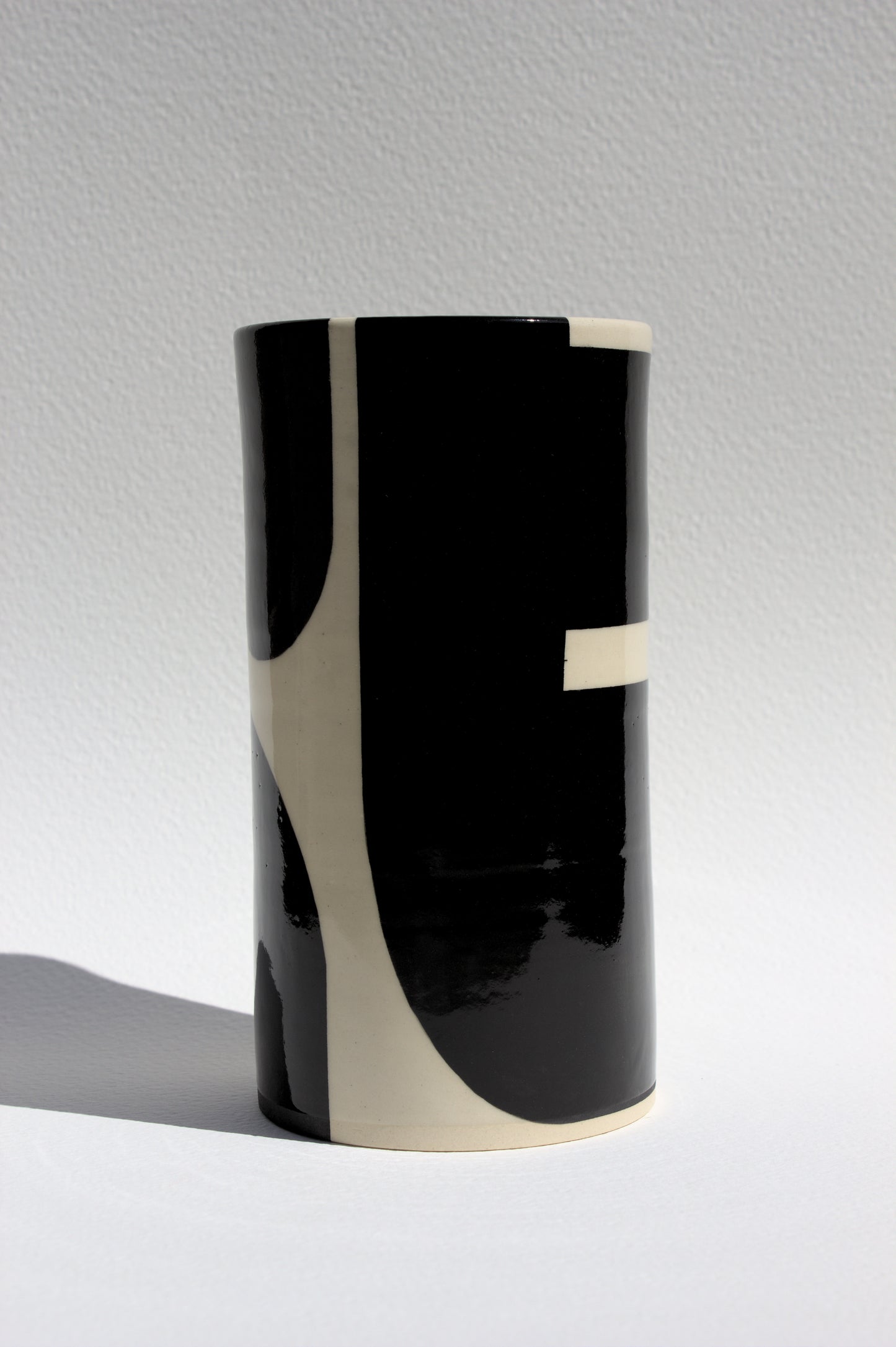 Black Design Vase - Small